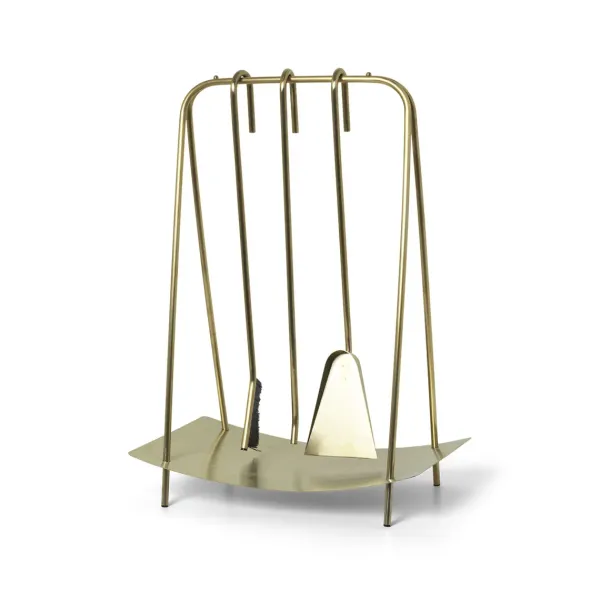 Serviteur De Cheminee Laiton-Ferm Living Outlet