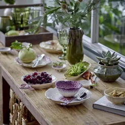 Set De 2 Assiettes Mimosa En Gres - O 21 X 3,5 Cm - Violet & Creme-Bloomingville Best