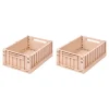 Set De 2 Caisses Weston M - Rose-Liewood Discount