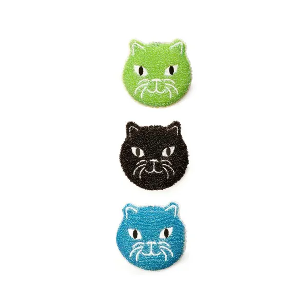Set De 3 Eponges Grattoirs - Chat-Sélectionné par Fleux Discount