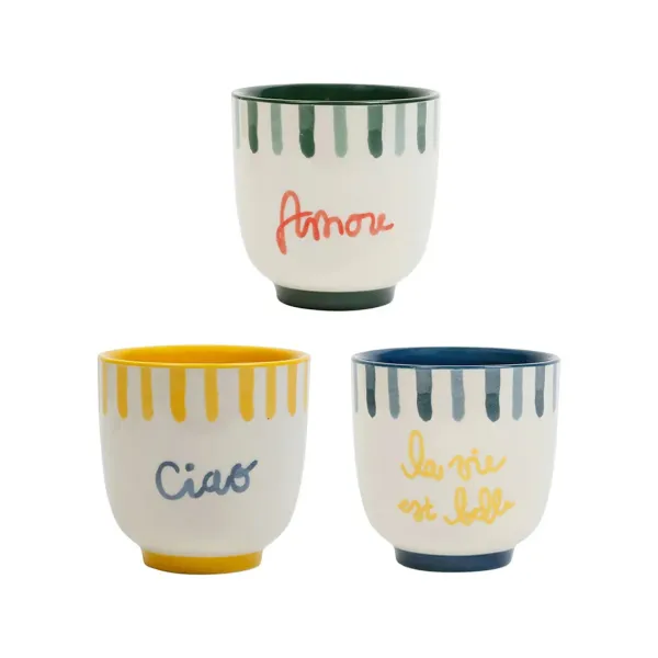 Set De 3 Gobelets Amore - 15 Cl-Sélectionné par Fleux Discount