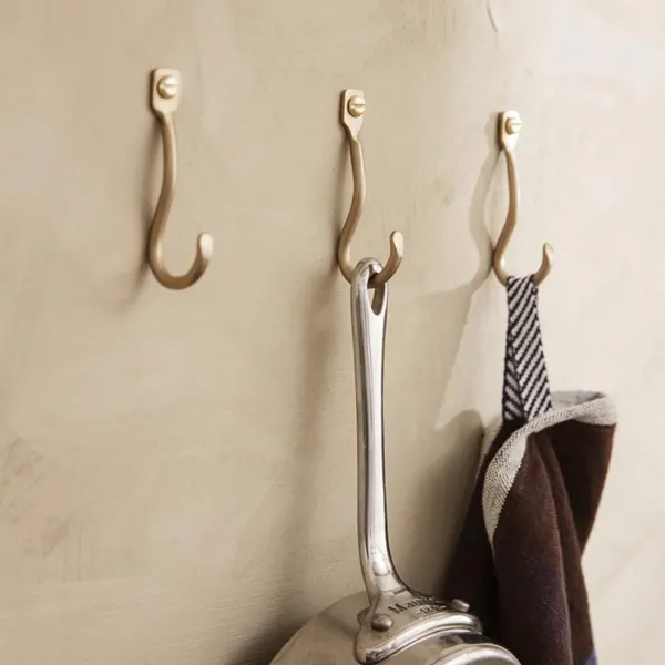 Set De 3 Pateres Curvature Laiton-Ferm Living Sale