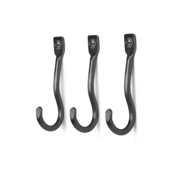 Set De 3 Pateres Curvature Laiton-Ferm Living Sale