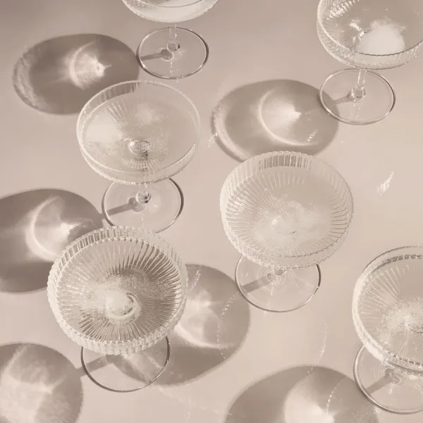 Set De 2 Verres A Champagne Ripple-Ferm Living Discount