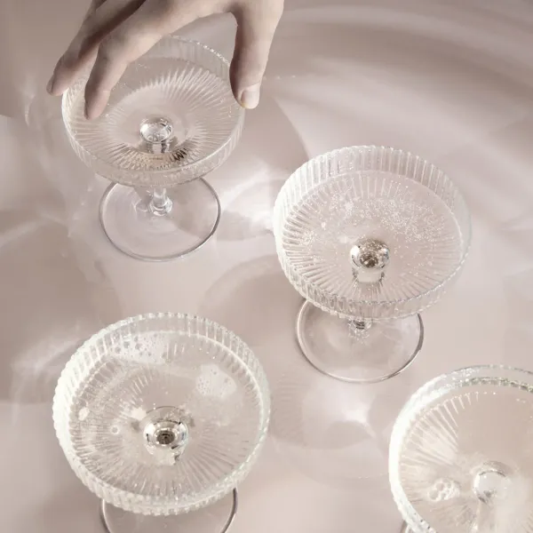 Set De 2 Verres A Champagne Ripple-Ferm Living Discount