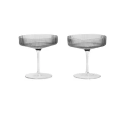 Set De 2 Verres A Champagne Ripple-Ferm Living Discount