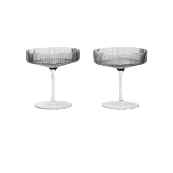 Set De 2 Verres A Champagne Ripple-Ferm Living Discount