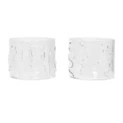 Set De 2 Verres Doodle - Transparent-Ferm Living