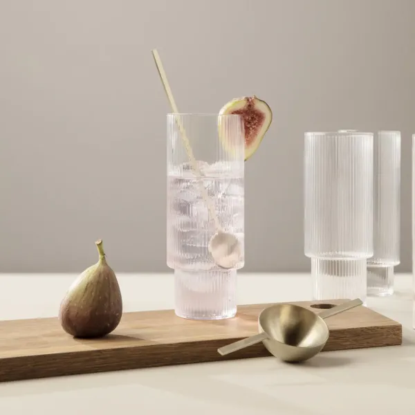 Set De 4 Verres Longs Ripple-Ferm Living Discount