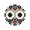 Set De Table Masque Africain Asaro En Vinyle - O 38 Cm - Multi-Pôdevache Hot