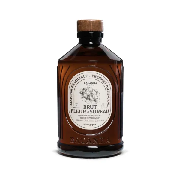 Sirop Brut De Fleur De Sureau Bio - 400Ml-Bacanha New