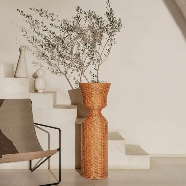 Support Plante Agnes Naturel - O 36,8 X H 90Cm-Ferm Living Outlet