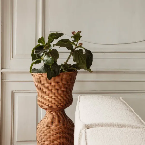 Support Plante Agnes Naturel - O 36,8 X H 90Cm-Ferm Living Outlet