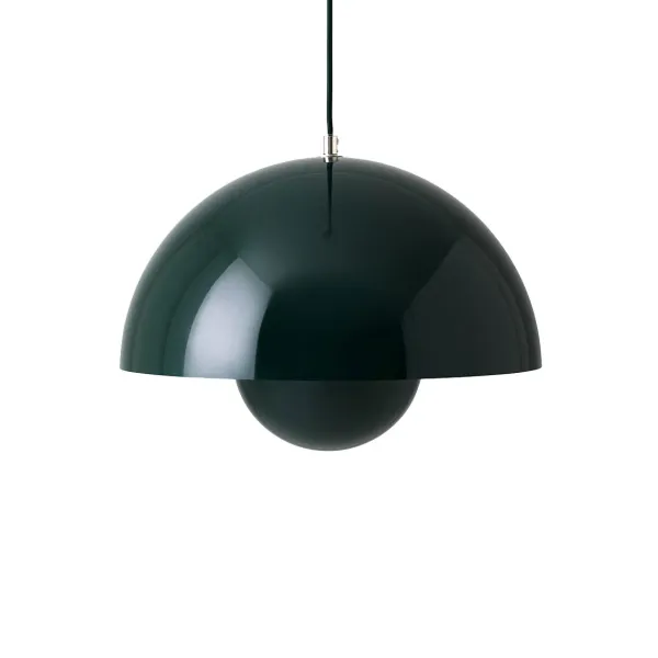 Suspension Flowerpot Vp7 - Vert Fonce-And Tradition Outlet