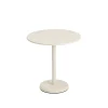 Table A Cafe Linear Steel Off-White - O 70 X H73 Cm-Muuto Sale