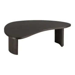 Table Basse Boomerang En Acajou L 85 X L 77 - Marron-Ethnicraft Clearance