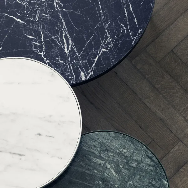 Table Basse En Marbre - Noir-Ferm Living Outlet