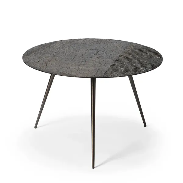 Table Basse Luna - Lava Linear - Whisky - O 65 X H 41 Cm-Ethnicraft Sale