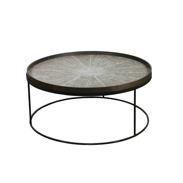 Table Basse Pour Plateau Rond En Metal - O 93 Cm-Ethnicraft Discount