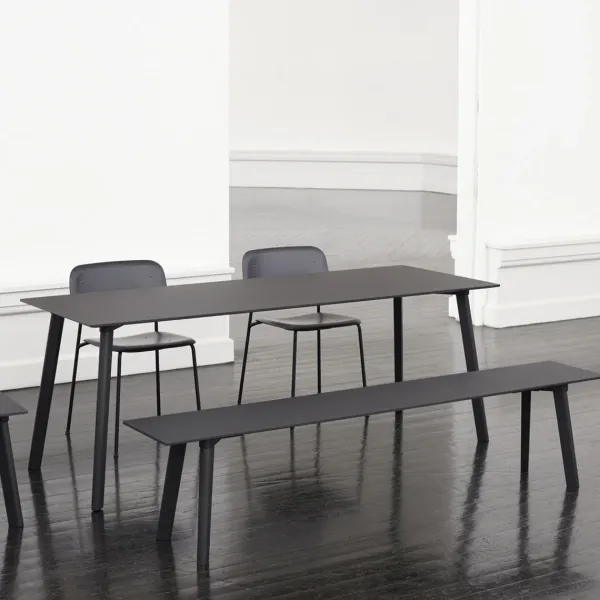 Table Cph Deux 210 Noir & Pieds Hetre - Noir-Hay Discount