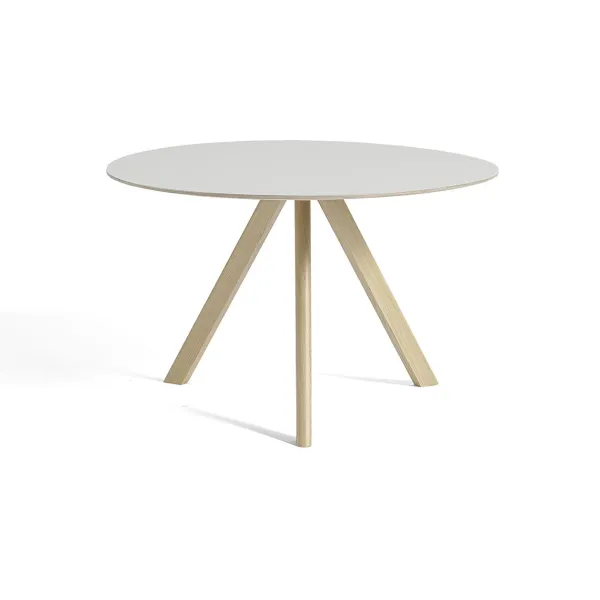 Table Cph20 Ronde Chene Huile Mat & Linoleum - Creme-Hay Online