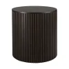 Table D'Appoint Ronde Roller Max En Acajou - Marron-Ethnicraft Discount