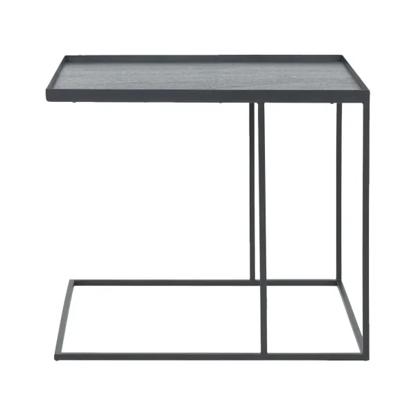 Table D'Appoint Square En Metal - Noir-Ethnicraft Discount