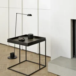 Table D'Appoint Square En Metal - Noir-Ethnicraft Discount