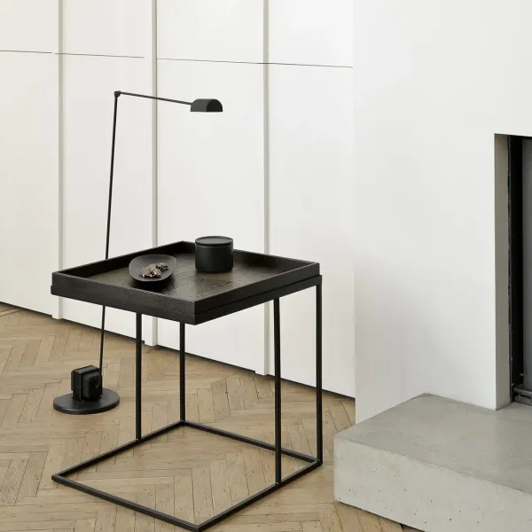 Table D'Appoint Square En Metal - Noir-Ethnicraft Discount
