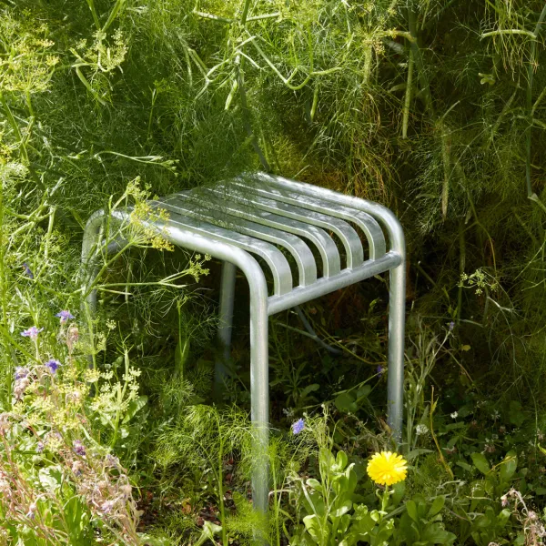 Tabouret Palissade En Acier Poudre - Gris Ciel-Hay Hot