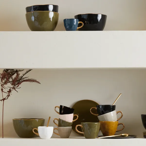 Tasse A Espresso Good Morning En Ceramique O 6,3 Cm - Rose-Sélectionné par Fleux Best