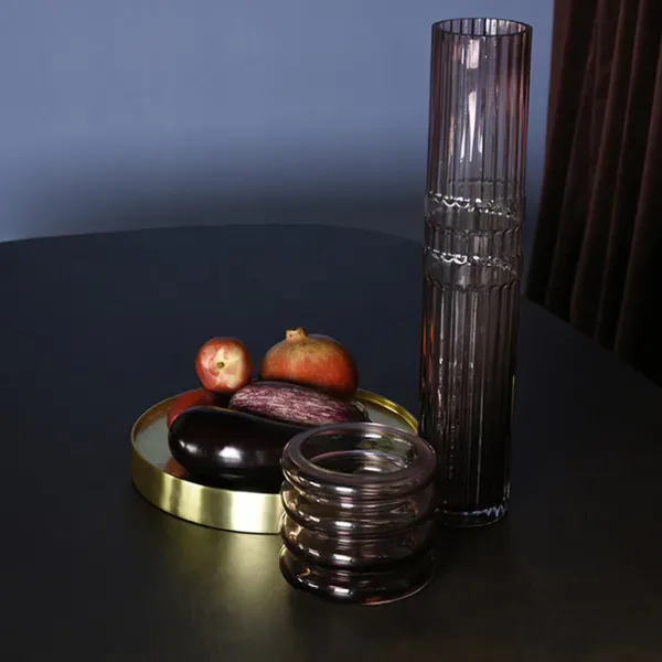 Vase B4 En Verre Souffle - M-ENOstudio