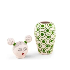 Vase Canopie Izumi En Porcelaine - O 17,5 X H 36,5 Cm-Seletti Online