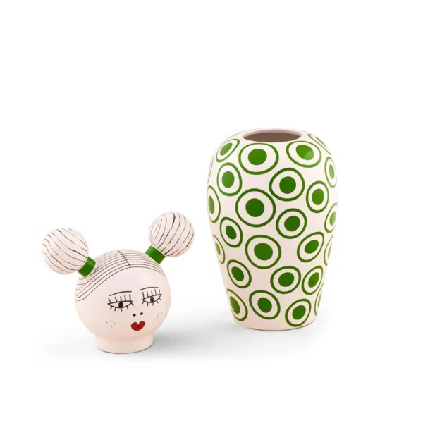 Vase Canopie Izumi En Porcelaine - O 17,5 X H 36,5 Cm-Seletti Online
