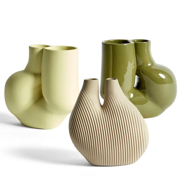 Vase Chuby - Olive-Hay Clearance