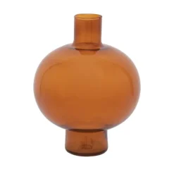 Vase En Verre Recycle Rond-Sélectionné par Fleux Online