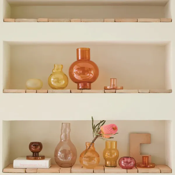 Vase Quircky C En Verre Recycle-Sélectionné par Fleux Best