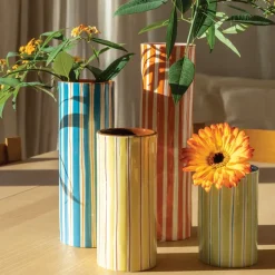Vase Ray - Jaune-&klevering Discount