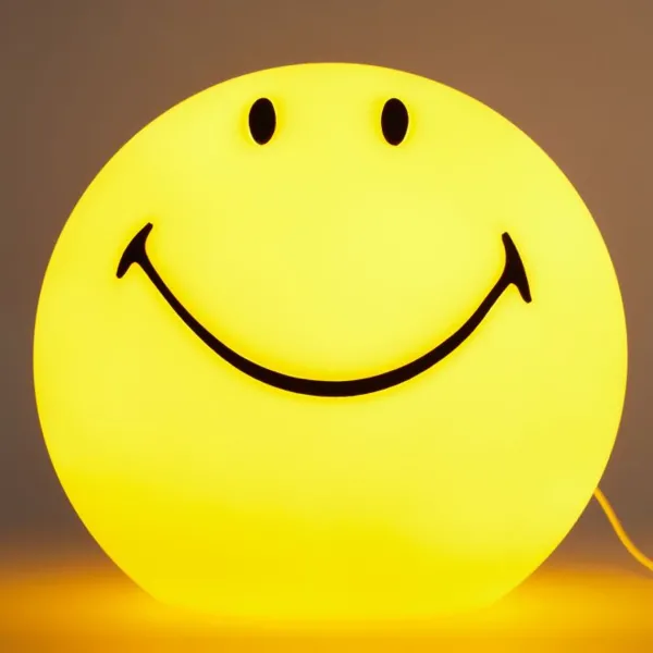 Veilleuse Smiley Jaune - Star Light - ? 25 Cm-Sélectionné par Fleux Clearance