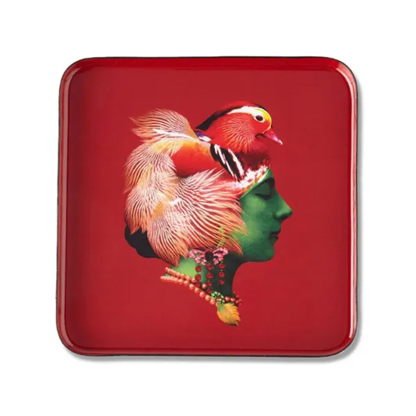 Vide-Poche Carre Canarbella En Fer - 15 X 15 Cm-Gangzai Best